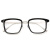 CELLI 日本手工设计师眼镜框超轻纯钛大脸男眼镜超韧镜架商务近视镜框 黑色框/哑银色腿 (防蓝光)定制1.61(建议0-300度)