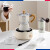 Bincoo摩卡壶煮咖啡壶家用电陶炉套装意式浓缩萃取咖啡壶器具礼盒 白色摩卡壶礼盒六件套