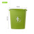 垃圾桶大容量办公室户外物业带盖厨房商特大 加厚绿色70L无盖