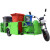 先明(四桶带门48V45A电池)电动垃圾车清运车垃圾桶转运车环卫三轮车四六桶运输小区物业保洁剪板C177