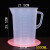 升机油量杯加厚 毫升塑料量筒奶茶店专用刻度 G60-加厚5000毫升盖(可装10斤)