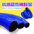 联能塑料波纹管 PVC蓝色通风管橡胶软管pvc木工吸尘管 软管复合伸缩管 内直径30mm/每米