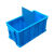 定制配件收纳工具箱箱分格零件盒长方形塑料加厚收纳盒隔板养龟箱带盖 收纳盒 专用无格箱+蓝色