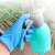 一次性乳胶橡胶手套100只 耐用型家庭清洁实验室工业多用途 蓝色丁腈100只 中号M