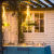 定制太阳能户外灯满天星灯串庭院阳台防水串灯闪灯花园装饰彩灯条 普通太阳能小板/12米100灯/暖光