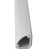 塑料线槽 三角明装PVC线槽阴角直角墙角扇形隐藏电神隐形阻燃塑料 H30白色 一个配件款式备注