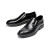 红蜻蜓男鞋新款韩版商务时尚皮鞋套脚舒适百搭单鞋 黑色 39