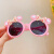 FANAN宝宝太阳镜0-3岁儿童眼镜玩具墨镜女童小孩卡通 1#粉色领结 120