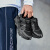 斯凯奇（Skechers）男款MAX星迈运动鞋系列运动鞋城市户外越野跑鞋科技缓震跑步鞋 BBK全黑色 42.5