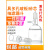 具多孔玻璃板抽滤漏斗布氏抽滤漏斗砂芯漏斗标口实验用抽滤装置 多孔玻璃板500ml【19#】