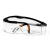 固安捷  护目镜S200A系列 黑色透明镜片 男女防风沙 防雾眼镜