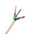 RVV 1.5平方系列 铜芯软电缆圆护套线 插座电源线 单位：米 白 RVV4*1.5