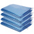 商用彩色大号垃圾袋 分类袋 加厚塑料平口袋 蓝色(50个) 90*110cm