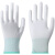浸塑胶涂指涂掌尼龙手套劳保工作耐磨防滑干活打包薄款胶皮手套 粉色涂指手套(60双) S