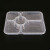 万利达 WLD-TMH 一次性方五格透明打包盒  150套/箱（单位：箱）