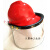 YHGFEELNG加气站耐低温防护面屏防雾防飞溅面罩液氮防冻面屏冲击安全帽 红色头盔+面屏+支架