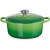 酷彩（Le Creuset）S系列汤锅焖蒸炖煮通用煲汤多功能微压 墨绿色 20CM