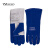 威特仕 WELDAS 10-2087 彩蓝色斜拇指款 电焊手套  防火耐磨隔热性强  L  1对