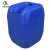 齐鲁安然 塑料油桶 方形桶 储水桶 扁塑料桶 15升水桶 25L方形酒桶 30公斤化工桶 废液桶【蓝色30L】