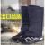 电焊鞋盖帆布鞋套电焊脚盖脚套工人工作劳保焊工焊接脚套 牛皮脚盖(浅灰色)