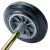工创优品 大号垃圾桶轮子通用轮轴滚轮橡胶轮120L升环卫户外桶配件轱辘空心轴套装