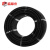 盛富永 塑料波纹管黑色PP材质防水阻燃软管穿线管可开口电线护套管 PP阻:燃AD18.5(内径14.3）100米 SFYL0305