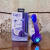 XVVMIVIV-23M可爱猫爪蓝牙耳机猫耳朵发光无线头戴式耳麦耳机 紫色