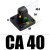 SC标准气缸附件安装精品底座CA/CB32/40/50/63/80/100 单双耳座 精品CA40 配 SC40缸径
