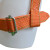 冰禹 BYsy-31 高空五点式户外高空防坠落作业绳 施工保险安全带 高空五点单绳大钩 （2米）