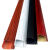 三角形铝合金线槽黑红白木纹色地板防踩墙阴角明装饰踢脚线板 纹 不带胶  一米长(拍5件起发)