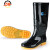 上海雨鞋耐腐蚀耐酸碱耐磨防滑防汛劳保胶鞋工业防护PVC食品加工鞋迷彩黑色两色可选SH702 迷彩 40