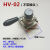 手转阀手板阀旋转阀HV-200D/HV200B气缸控制阀HV02/03/04气动元件 HV-04+3个10mm接头+消音