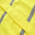 百舸 时尚长款风衣反光雨衣成人保安站岗连体雨披可定制 荧光黄 XL