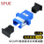 SPUE SC电信级法兰式光纤衰减器 SC/UPC耦合式3dB 对接式转换适配器 SP-SC-F3db