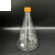 玻璃三角瓶耐高温加热刻度微波炉黄盖密封螺口锥形瓶 3000ml