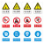 反光警示标识贴定制 安全标识牌小心有电警告PVC贴纸反光膜提示牌 警示标识贴200mm×98mm