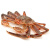 鲜活松叶蟹活体长脚蟹新鲜板蟹蟹腿棒红毛蟹蟹俄罗斯海鲜水产 1.5-1.7斤松叶蟹