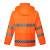安小侠 户外分体雨衣公路养护环卫雨衣套装定制免费印反光字 橘色 XL