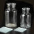 定制集气瓶 气体收集瓶带毛玻璃片化学实验收集气体教学实验器材5 50x50mm毛玻片10片