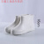 白色靴耐用高筒加棉靴雨鞋耐油耐酸工厂厨房保暖雨靴EVA胶鞋 白色中帮EVA(不加棉) 36