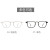佐川藤井钛金属文艺复古大框眼镜架轻便男女款近视眼镜FD002 C04