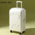 CROSS+RED日系超轻行李箱女万向轮雪糕拉杆箱多功能旅行箱密码箱子 白色 20英寸