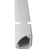 塑料线槽 三角明装PVC线槽阴角直角墙角扇形隐藏电神隐形阻燃塑料 H30白色 三个配件