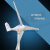 小型风力发电机家用220v风光互补户外水平轴便携式WS-100-400W 300w24v3叶送控制器 带杆拉锁塔架6米（3米2节）