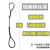 琴奋插编钢丝绳起重吊装双扣吊索具编头子起重工具钢丝绳 直径24mm6米 