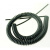 国标2芯3芯弹簧电源线0.5平方伸缩电线 螺旋电缆线10米-15米 黑2芯2.0平方 15米
