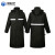 沸耐笙 FNS-07076 黑色牛津布PVC风衣户外双层成人反光雨衣 双层牛津布雨衣 3XL 件