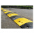 震迪橡胶减速带道路限速板汽车缓冲带汽车坡度板DS172欧式5cm