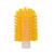 食安库 食品级清洁工具 硬毛管内壁刷头 直径135mm 不含铝杆 黄色 321356