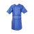 宇龙（YULONG）X射线防辐射服铅衣放射科防护用品铅衣双面半袖铅衣0.35mmbp 蓝色 XL 